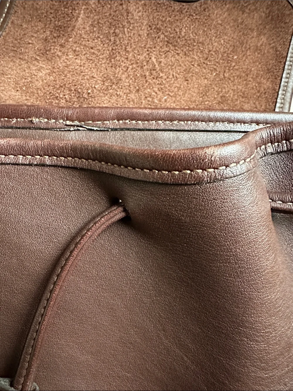 Coach Brown Leather Backpack